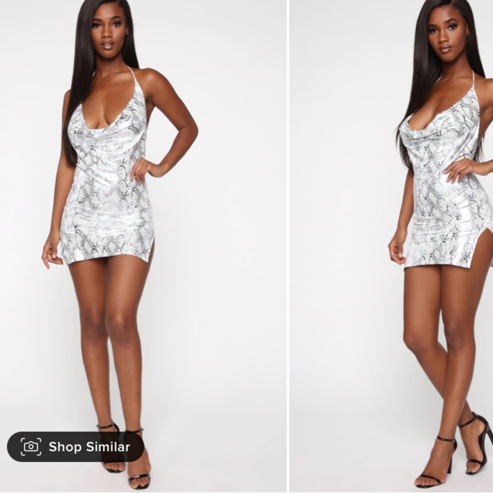 Fashion Nova - Snake Skin Mini Dress